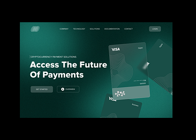Crypto Payment Landing Page blockchain crypto daily design fintech homepage inspiration landing page ui web webdesign website