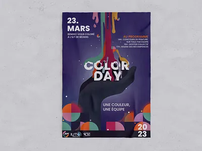 ColorDay Event branding color design event graphic design graphism illustration logo poster team building typography vector
