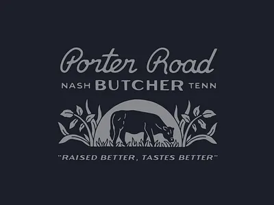 Porter Road Butcher butcher cow illustration local nashville porter road butcher