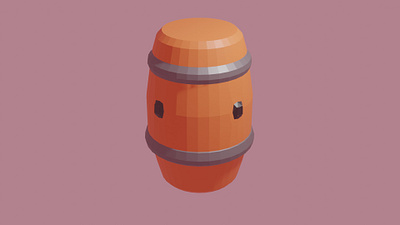 A Barrel 3d assets desing graphic design logo