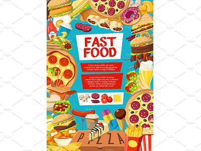 Fast food menu cover by Vector Tradition SM on Dribbble