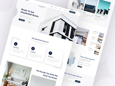 Hotels Point - Landing Page agency animation app branding design graphic design homepage hotels house icon illustration landing page lodge logo typography ui uiux ux vector website