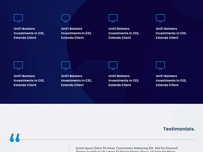 Unifi Management solutions corporate website adobe blue branding business classic clean consult consultancy corporate design figma graphic design illustration it ui user experience user interface web website xd