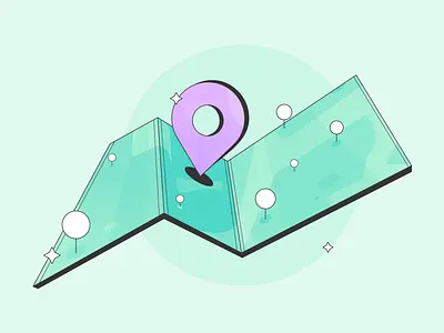 Mapping anhole flat geography geometrical google maps gradient illustration isometry location map mapa minimal point travel vector