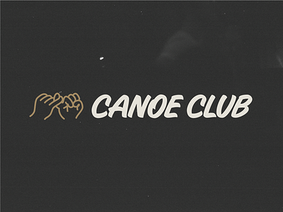 Canoe Club - Boulder, Colorado boulder canoeclub casual identity lockup logo mark menswear sign painting