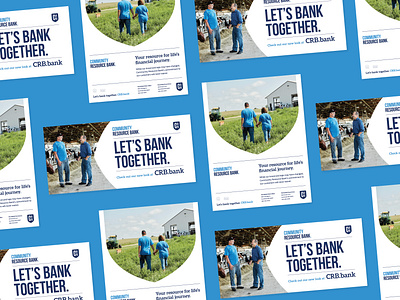 Community Resource Bank Brand Identity System bank brand branding logo