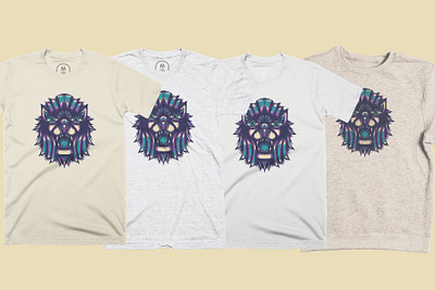 Dragons Breath, Lions Heart art bold lines cottonbureau design graphic design halftones illustration procreate art t shirts