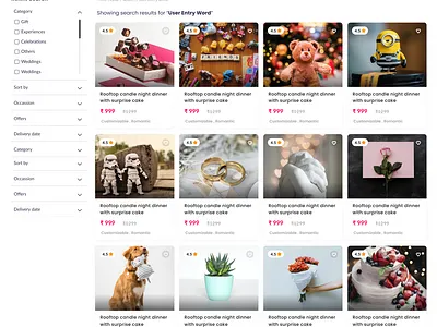 Memories unlimited website branding classic clean design experience figma interface landing modern pink product result search site ui user ux vector web xd