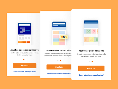 MadeiraMadeira Update Screens app e commerce illustration onboarding splashscreen ui update user interface