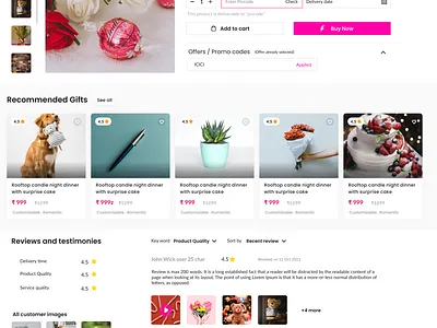 Memories unlimited website classic clean design details ecommerce experience figma gift illustration love market page pink product shop ui ux web xd