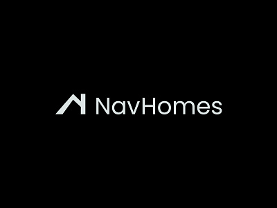 Nav Homes brand identity brand name construction logo graphic design home logo logo logo concept logo house logo minimal logo simple minimal n letter logo