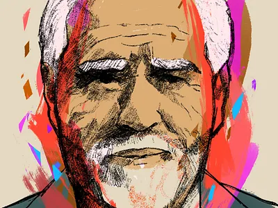 Mr. Big Shot actor brian cox character face face illustration faces illustrated portrait illustration illustrator people portrait portrait illustrated portrait illustration procreate procreate portraits succession