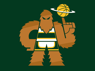 Sonics Sasquatch apparel basketball bigfoot hoodie nba sasquatch seattle seattle sonics seattle supersonics shirt sonics sports supersonics yetti