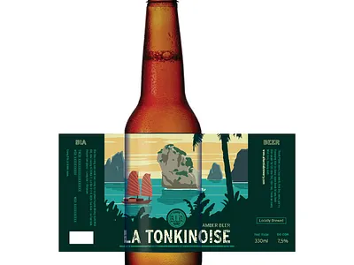 Beer Illustrations & Label Design for B.I.A. Microbrewery art beer branding design illustration label logo vector