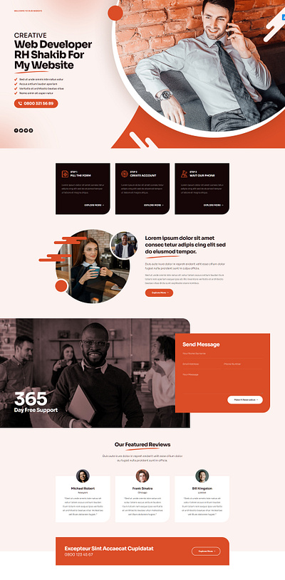 Business website contact form design divi elementor elementor pro responsive design web design wordpress wordpress website