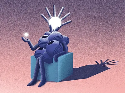 Thinker adobe illustrator adobe photoshop character character design illustration