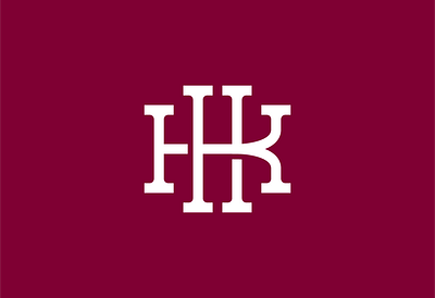 H + K Monogram brand identity branding design illustrator logo logodesign minimal