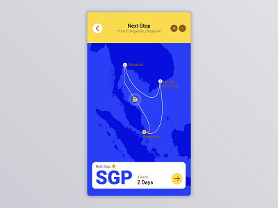 Daily UI #029 - Map anime app branding challenge cruise daily ui design gps graphic design manga map mobile one piece sea ui ux vector