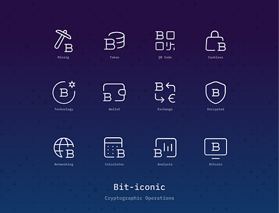 Bit-iconic adobexd bit iconic bitcoin bitcoin cash crypto cryptocurrency design dribbblers icon iconpack ui user interface