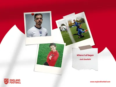 Where it all began - Jack Grealish branding england football football graphic design jack grealish ui