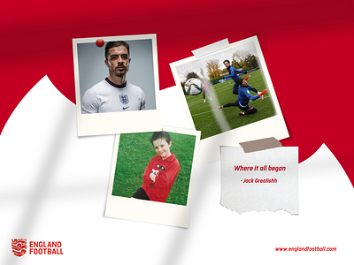 Where it all began - Jack Grealish branding england football football graphic design jack grealish ui