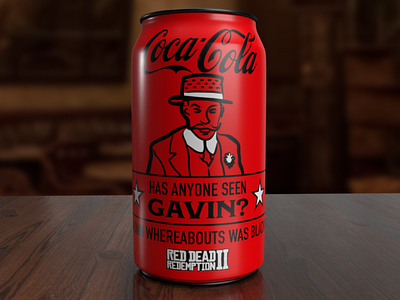 Red Dead Redemption 2 Cans x Coca Cola advertising branding campaign cans coca cola gaming graphic design illustration packaging rdr2