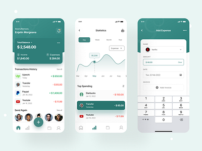 Expense & Income Manager app budget design expense finance income ios money pricing spend spending ui ui design uiux ux wallet