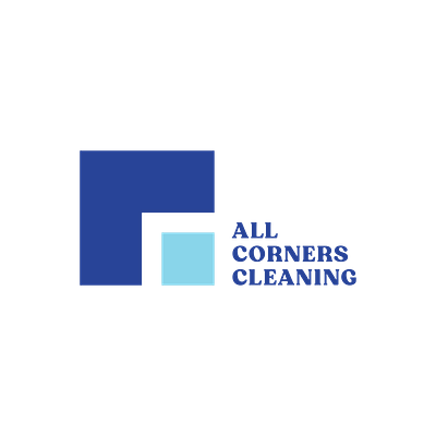 All Corners Cleaning Logo blue branding business graphic design identity illustrator logo modern shot simple small business trustworthy vector