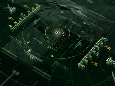 Sci-Fi HUD Data Design aftereffects illustrator photoshop