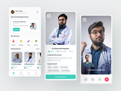 Medical Consultation Mobile App android app clinic clinical design doktor figmadesign hospital indonesia ios medic medical medical consultation mobile ui uiux