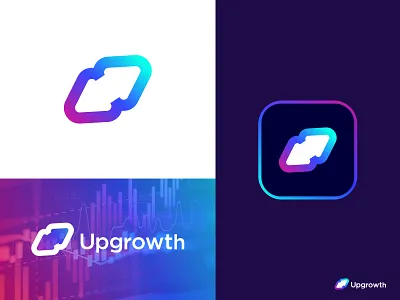 Modern logo / logo mark / creative logo / gradient logo abstract logo app icon arrow brand agency brand identity branding creative logo design down growth letter logo lettermark logo logo design logo trend 2022 minimal logo modern logo monogram logo symbol up