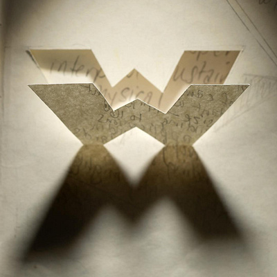 Paper cwut cut cutpaper letter paper photography shadow sketches type typography