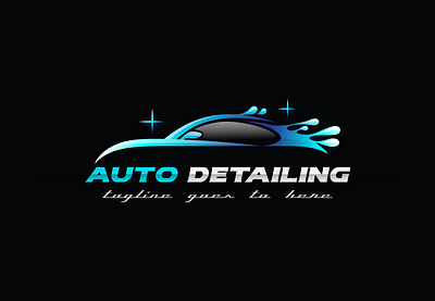 Car Wash Logo, Car Detailing Logo, Automotive Detailing Logo auto cleaning logo