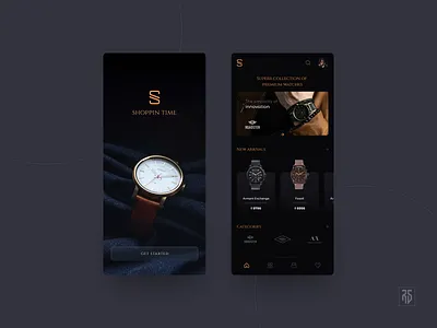 Online Premium Watches : UI UX Design clean concept design flat minimal online shopping ui uidesign uiux watches