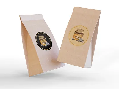 honeyrock baked goods branding design graphic design illustration logo procreate