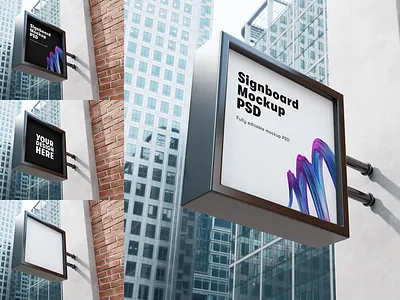 Signboard Mockup Free PSD banner mockup board board mockup branding mockup branding mockup psd graphic design primepsd psdbuddy sign board mockup psd signboard signboard mockup