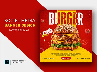 Social Media Banner Design promotional banner