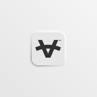 V for Vancouver app app icon branding design icon illustration logo monogram ui vector