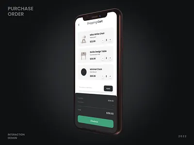 E-commerce purchase order concept animation app design e commerce e commerce app interaction design mobile app mobile design mobile ui purchase order ui ui design ux