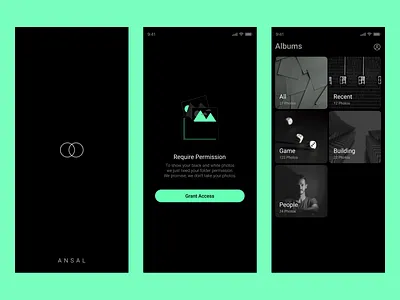 Ansal - B&W Gallery black white filter app bw filter filter app gallery photos app