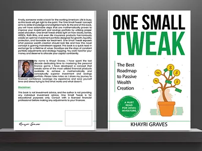 One Small Tweak 3d book mockup book book art book cover book cover art book cover design book cover designer book cover mockup cover art ebook ebook cover epic epic book epic book covers epic bookcovers epic covers non fiction book cover one small tweak paperback professional book cover