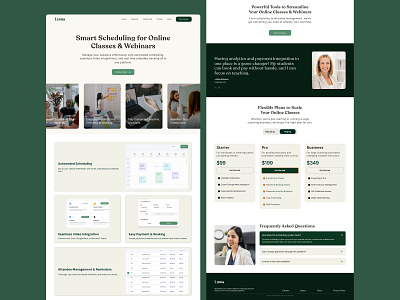 Luma – Smart Scheduling for Online Classes & Webinars dashboard designforeducation designinspiration edtech onlinelearning productdesign scheduling ui web website