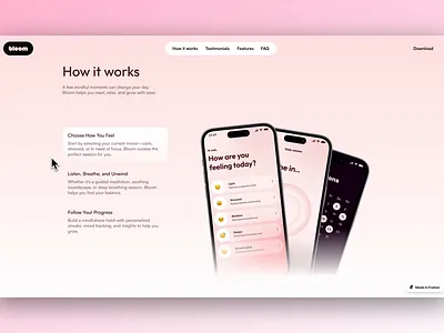 Interactive How It Works Section framer how it works interactive mockup template ui