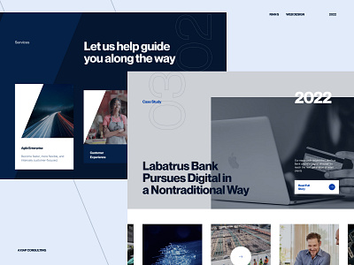 Axiap Consulting - Section Blocks agency banking big photo big type blocks business capital case study clean consultancy corporate web customer experience enterprise figma grid section services spacing web design webflow