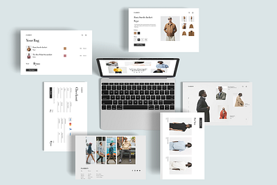 Fashion Web UI Kit design ecommerce ecommerce ui kit ecommerce website fashion fashion website landing page latest luxury website minimal website ui ui kit web ui website ui kit