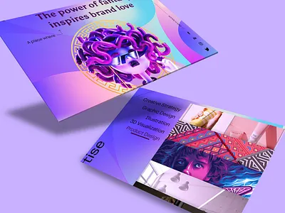 Creative Agency Website Mockup 3d agency animation branding creative creativeagency creativemarketingagency creativemockup design graphic design illustration iota logo marketingagency ui uiux videoshot