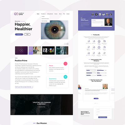 User-Friendly And Interactive Website Layout beneficiary design figma happier healthier inspiring lifechanging positive technologies ui ux website