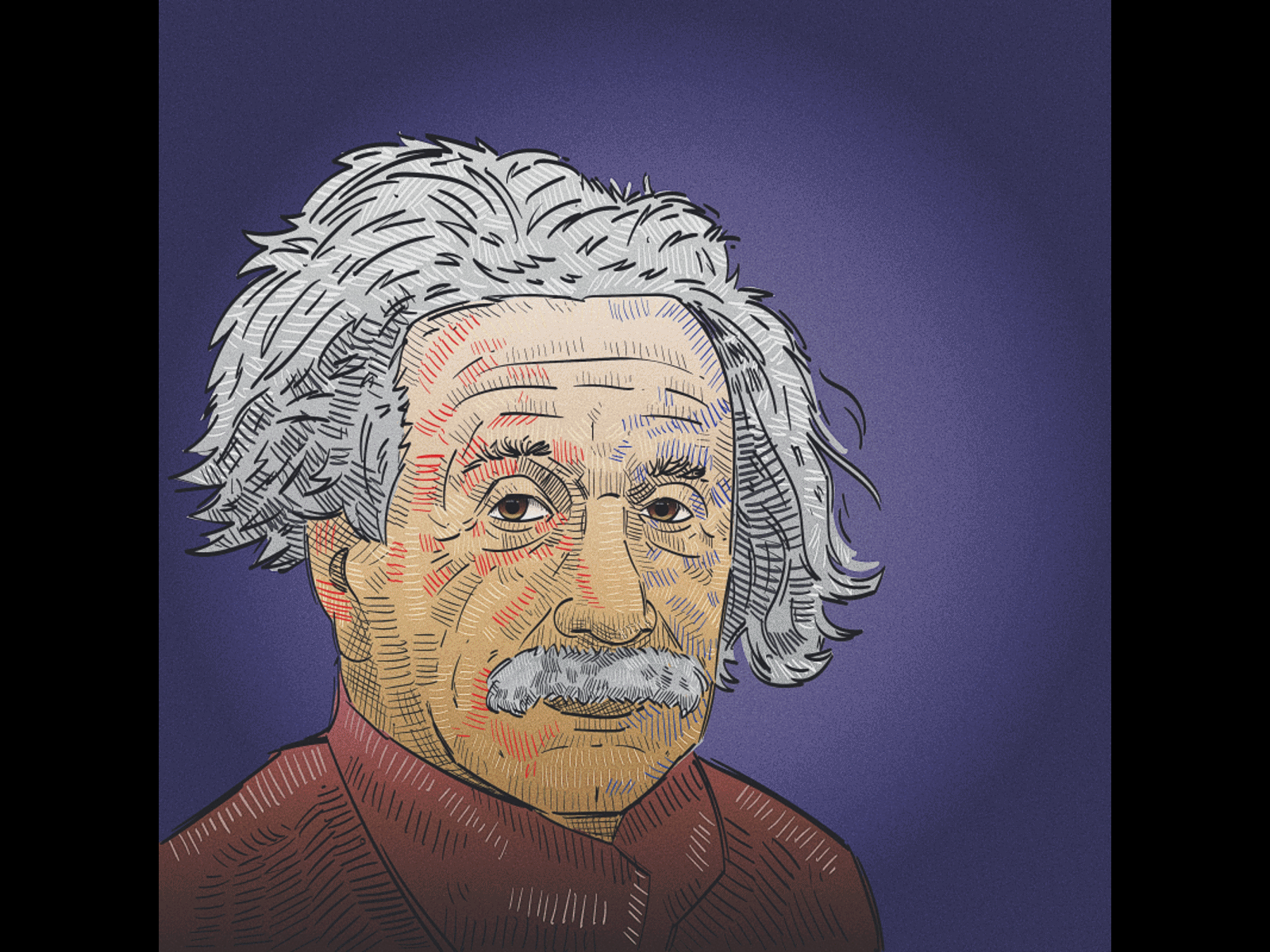 SMILE HISTORY NFT © Albert Einstein art design history illustration nft vector