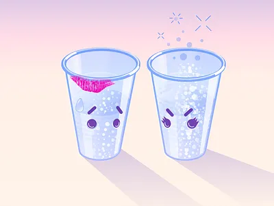 Jealous cups cups illustration jealous