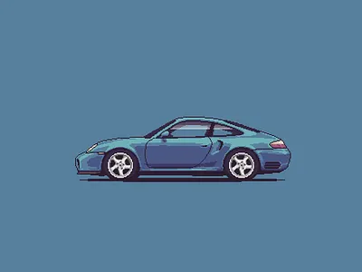 Automotive Pixelart #003 automotive clean design digitalart flat graphic design pixelart vector